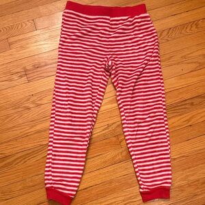 Secret Treasures Red and White Striped Pajama Top